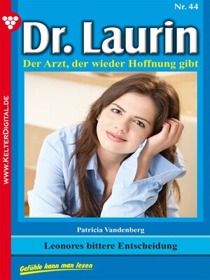 cover image of Dr. Laurin 44 – Arztroman